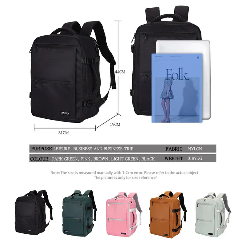 KTX-117587 Custom Large Capacity Laptop Backpack for Casual and Business Use - Unisex, Suitable for Students