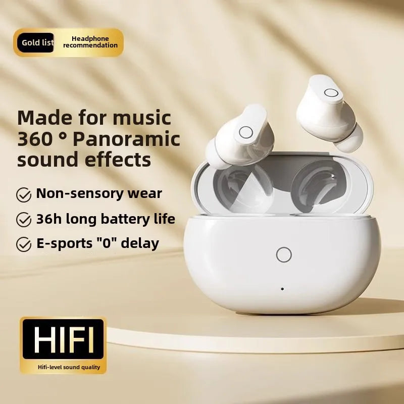 KTX-592083 Wireless In-Ear Earphones with LED Battery Indicator and Noise Cancellation, Compatible with iOS and Android