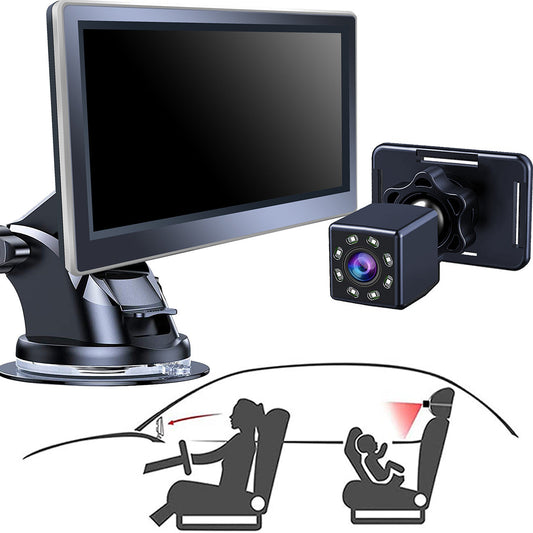 KTX-135635 Infrared Night Vision Rearview Mirror for Infants in Cars