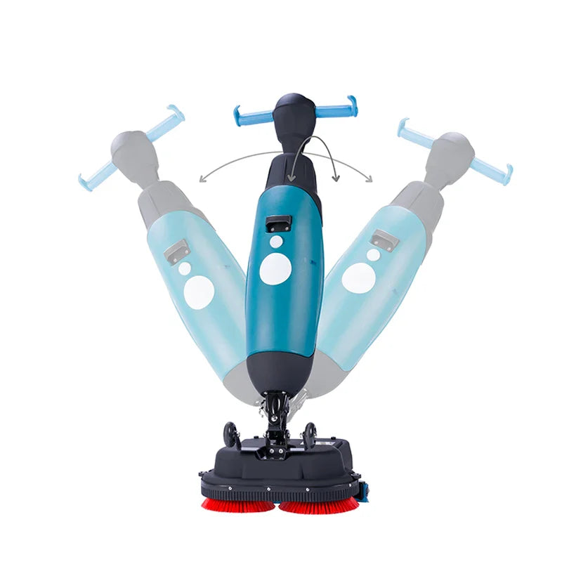 KTX-026387 Mini Electric Floor Sweeper and Scrubber for Home, Office, Industrial & Hospital Cleaning