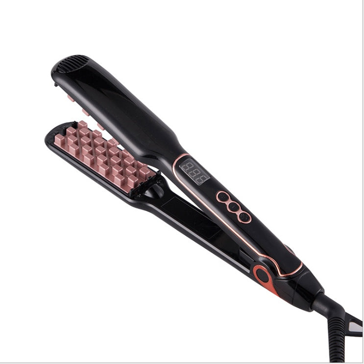 KTX-713363 Digital Flat Iron for Hair Styling with LCD Display - Tourmaline Ceramic & Adjustable Temperature Control