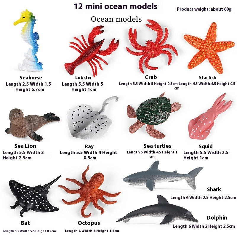 JMT-016394 Realistic Plastic Devil Fish/Ray Fish Marine Animal Model for Educational Play