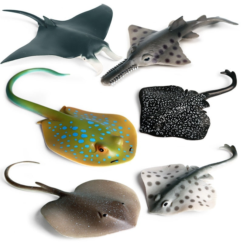 JMT-016394 Realistic Plastic Devil Fish/Ray Fish Marine Animal Model for Educational Play