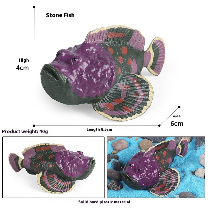 JMT-016394 Realistic Plastic Devil Fish/Ray Fish Marine Animal Model for Educational Play