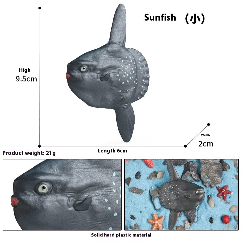 JMT-016394 Realistic Plastic Devil Fish/Ray Fish Marine Animal Model for Educational Play