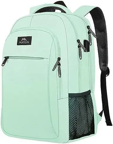 KTX-276819 Unisex Waterproof Notebook Backpack with USB Charging Port for Business Travel
