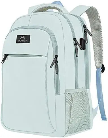 KTX-276819 Unisex Waterproof Notebook Backpack with USB Charging Port for Business Travel