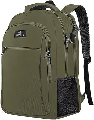 KTX-276819 Unisex Waterproof Notebook Backpack with USB Charging Port for Business Travel
