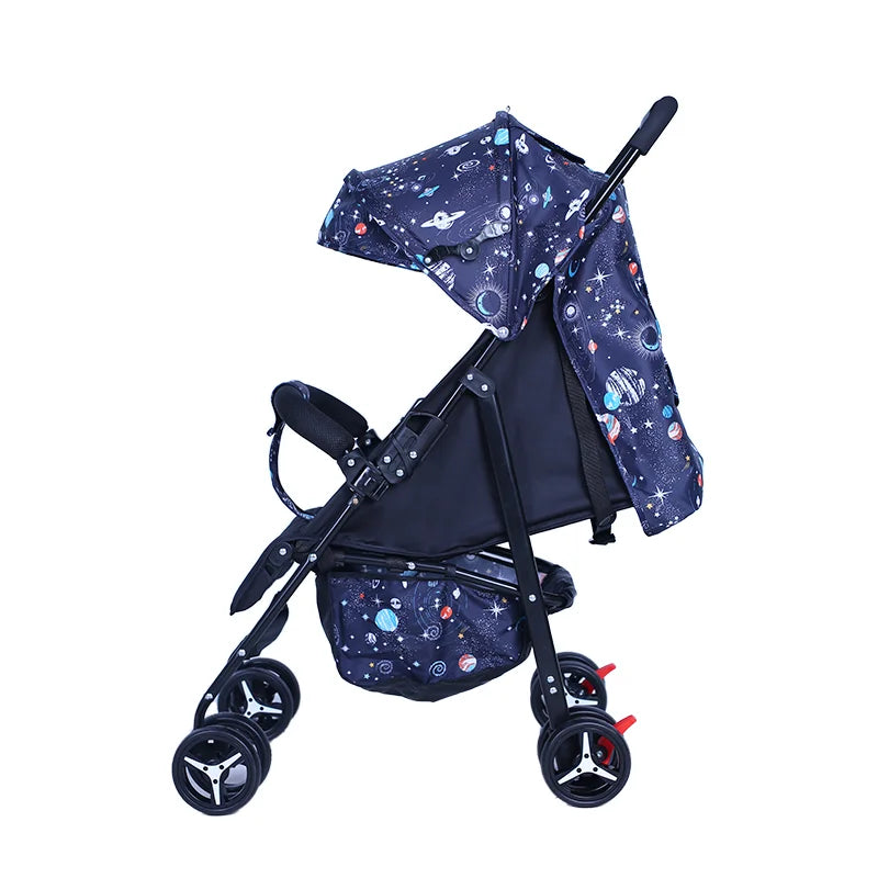 KTX-337875 3-in-1 Lightweight Baby Stroller with 5-Point Safety Belt, Foldable Design for Kids of All Ages