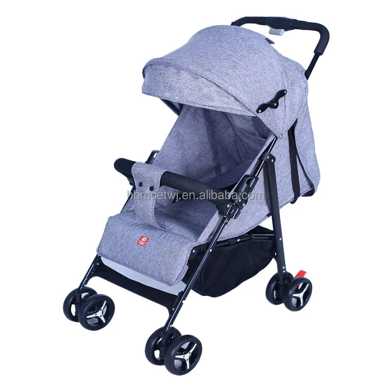 KTX-337875 3-in-1 Lightweight Baby Stroller with 5-Point Safety Belt, Foldable Design for Kids of All Ages
