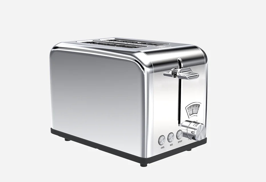 KTX-897939 Stainless Steel 2-Slice Toaster with Adjustable Browning Control