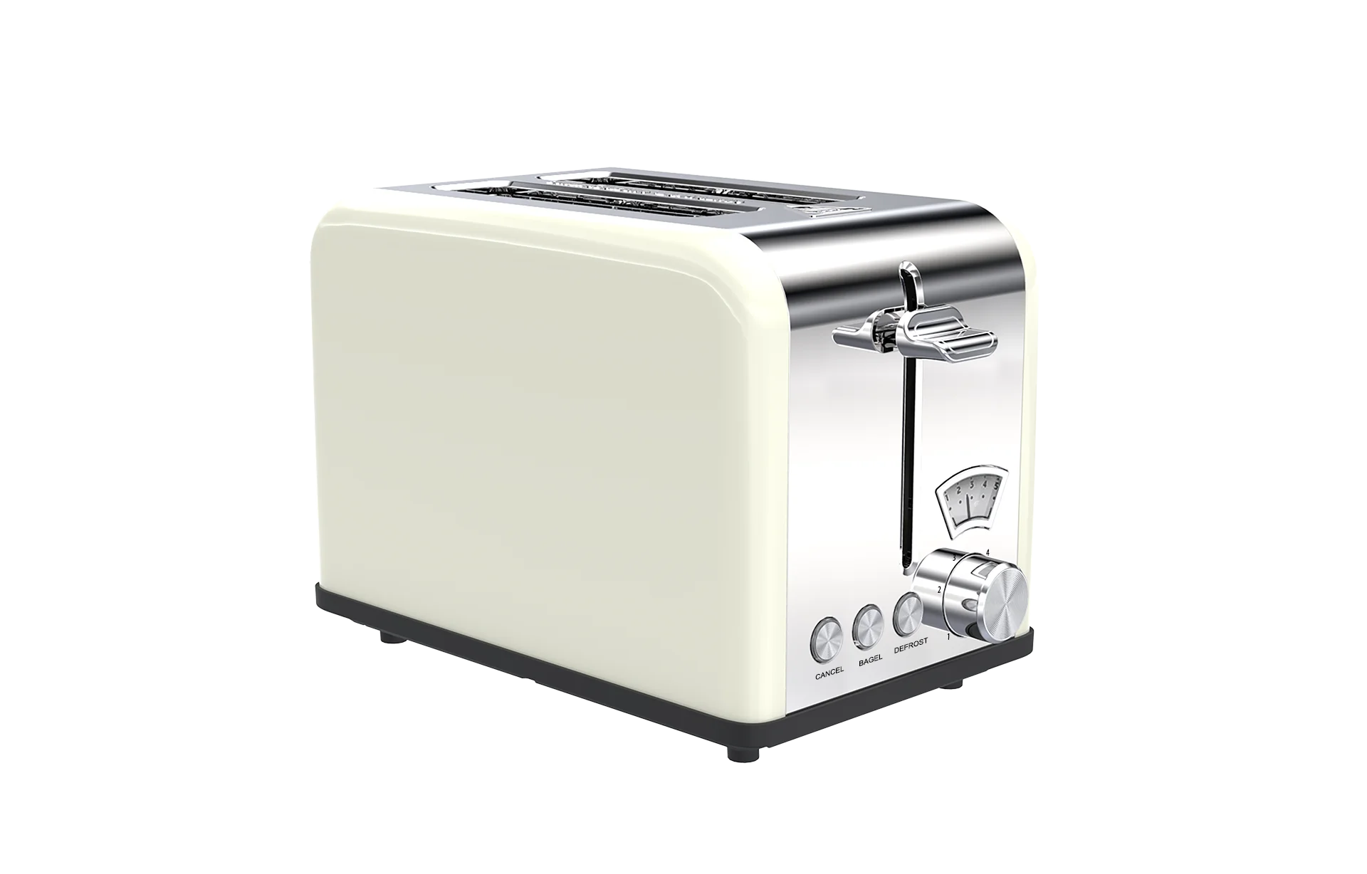 KTX-897939 Stainless Steel 2-Slice Toaster with Adjustable Browning Control