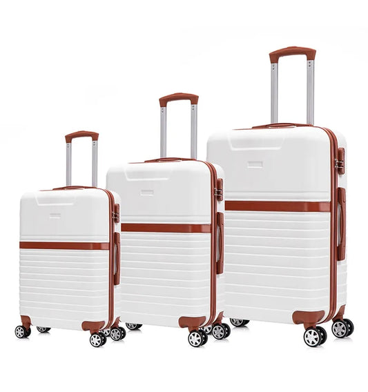 KTX-603667 Lightweight ABS 3-Piece Carry-On Luggage Set for Business Travel
