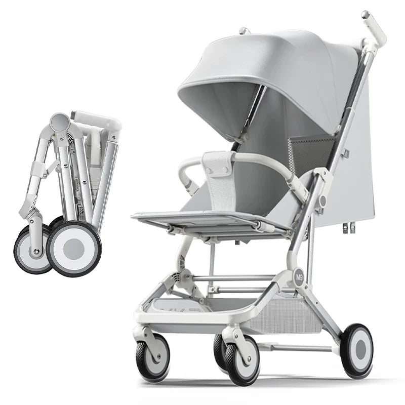 KTX-517523 Lightweight Foldable Baby Stroller with Dinner Plate Feature for Convenient Travel