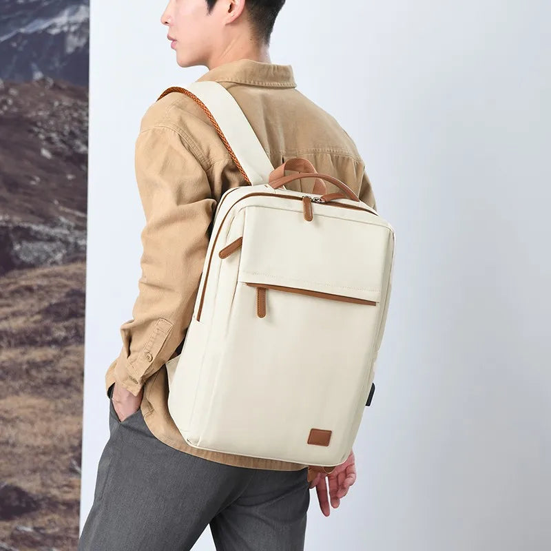 KTX-471123 Waterproof Laptop Backpack with USB Charging Port for Office and Travel