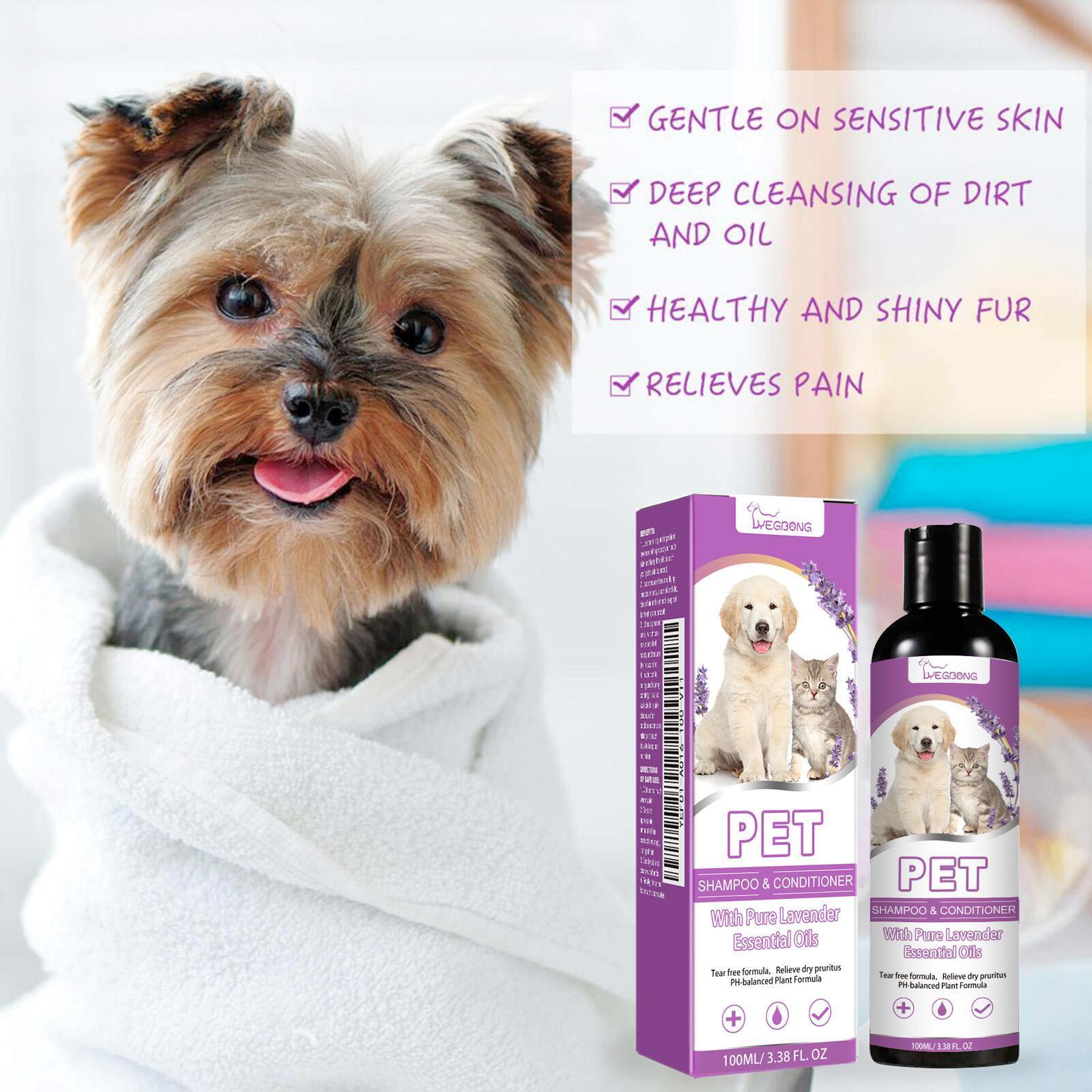 JMT-019978 Yegebang Pet Shampoo for Itchy Skin Relief and Smooth, Untangled Fur