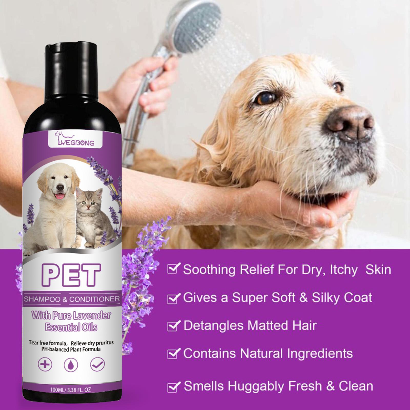 JMT-019978 Yegebang Pet Shampoo for Itchy Skin Relief and Smooth, Untangled Fur