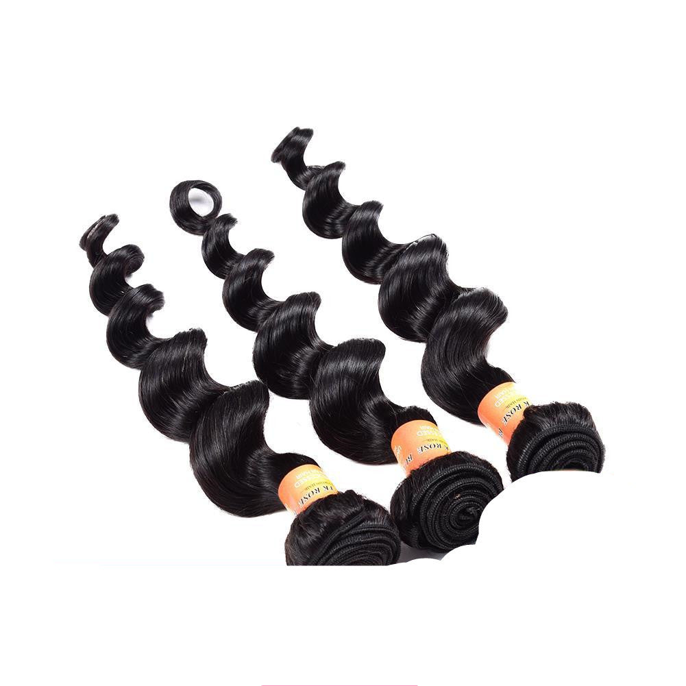 KTX-338259 Medium Length Curly Human Hair Curtain for All Skin Tones and Face Types