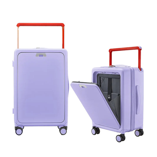 KTX-700819 Compact 18-Inch Suitcase with Laptop Compartment and Wheels for Travel