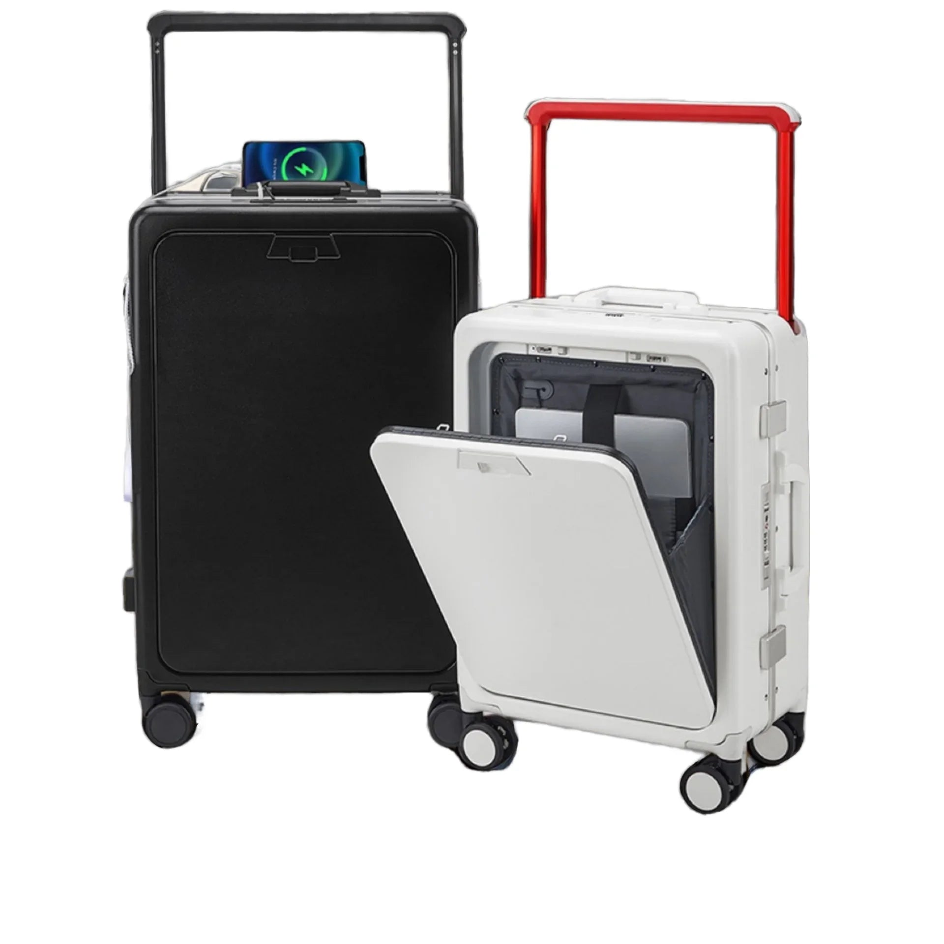 KTX-700819 Compact 18-Inch Suitcase with Laptop Compartment and Wheels for Travel