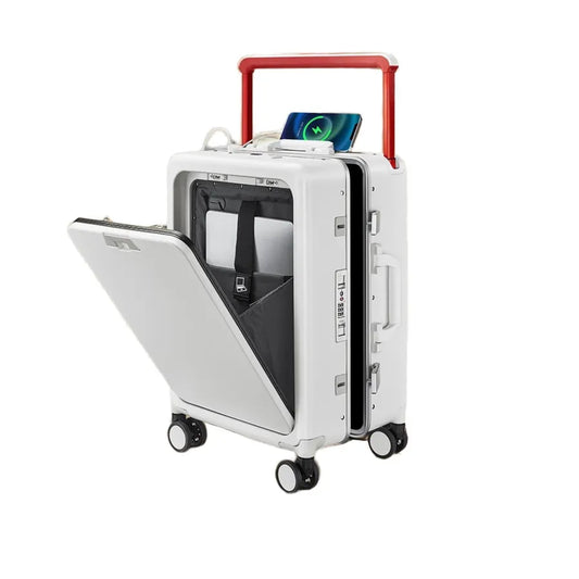 KTX-700819 Compact 18-Inch Suitcase with Laptop Compartment and Wheels for Travel