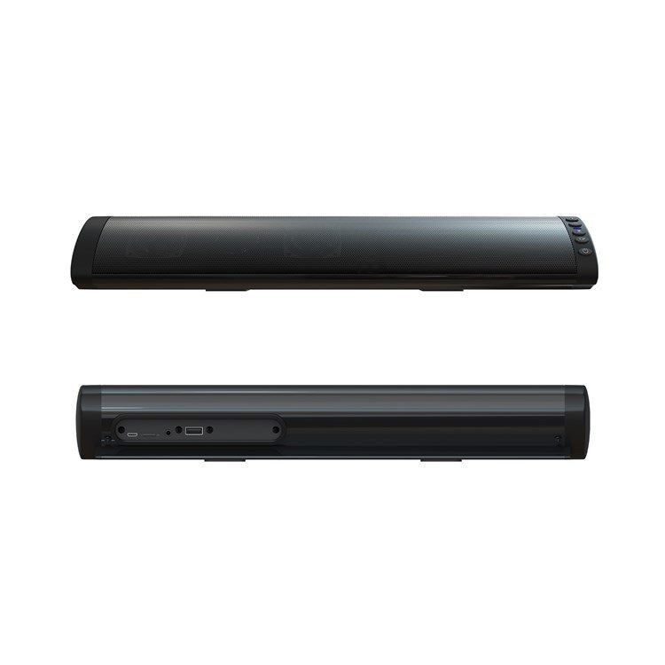 KTX-491795 Wall-Mounted Wireless Bluetooth Speaker with USB and 3.5mm Connectivity, Dual 5W Output, Built-in Radio and Voice Prompt Function