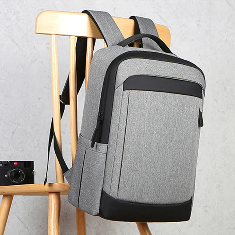 KTX-036243 High Capacity USB Charging Backpack for Travel - Black Design Suitable for Men