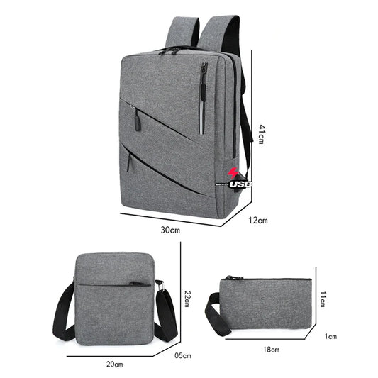 KTX-724371 15.6 Inch Laptop Backpack and Bag Set for Business and Everyday Use
