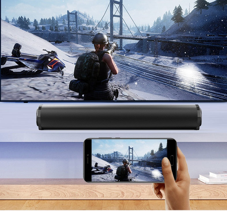 KTX-297491 Cylindrical Portable Bluetooth Speaker with Radio Function and 8 Hours Playtime