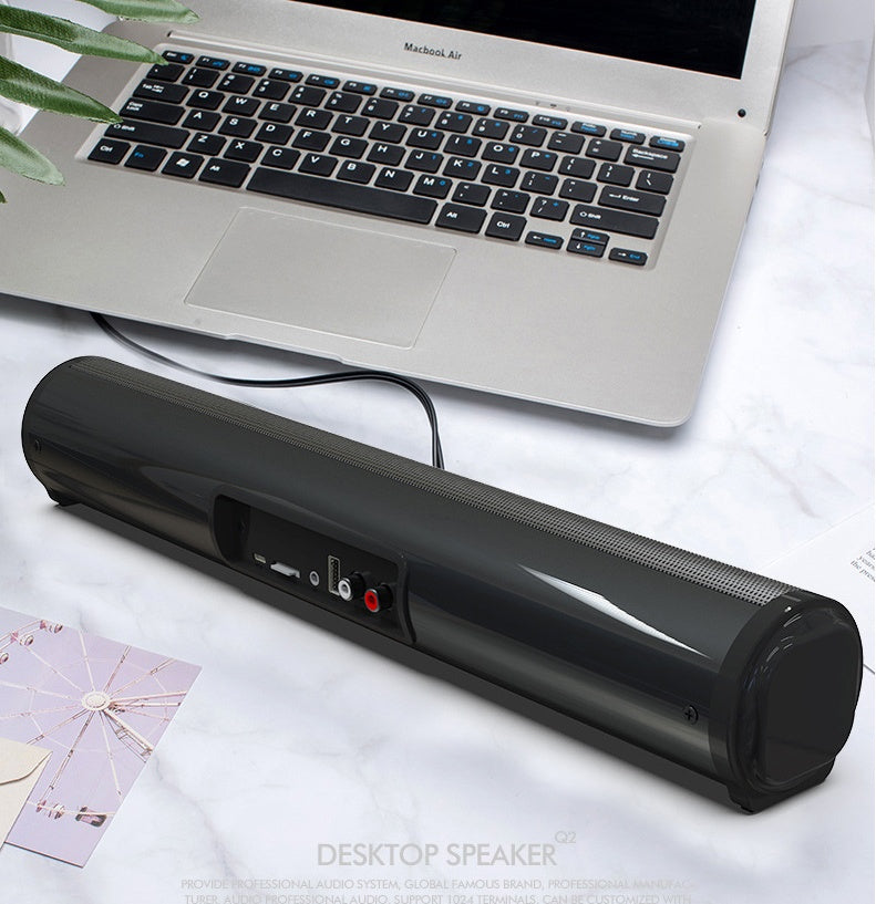 KTX-297491 Cylindrical Portable Bluetooth Speaker with Radio Function and 8 Hours Playtime