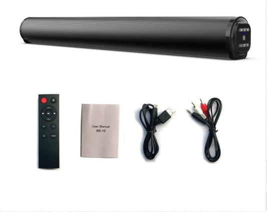 KTX-297491 Cylindrical Portable Bluetooth Speaker with Radio Function and 8 Hours Playtime
