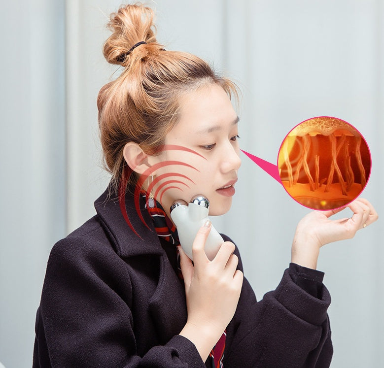 KTX-093395 Microcurrent Facial Beauty Device with USB Charging, 800mAh Battery, Compact Design