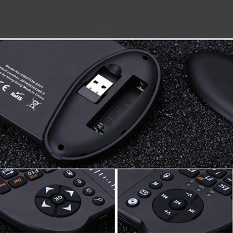 KTX-016275 Wireless QWERTY Keyboard with Integrated Air Mouse Functionality