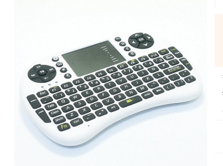 KTX-016275 Wireless QWERTY Keyboard with Integrated Air Mouse Functionality