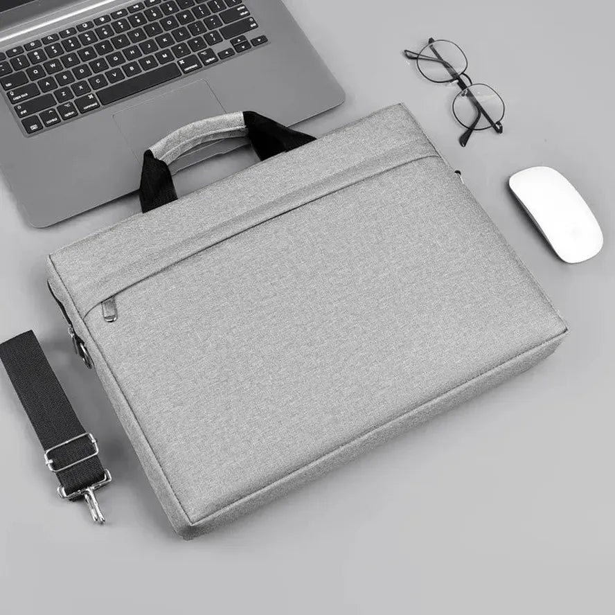KTX-187411 Stylish Custom Briefcase for Laptop and Office Use with Zipper Closure