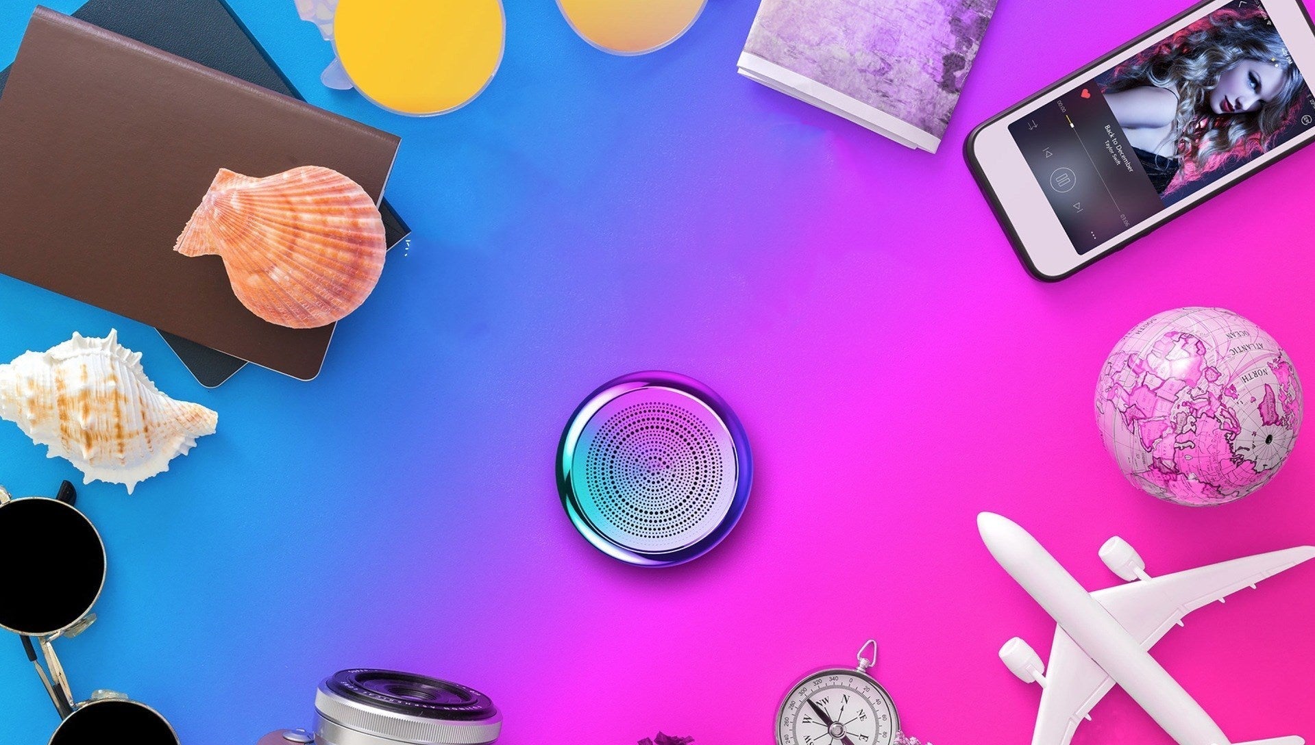 KTX-512211 Portable Mini Bluetooth Speaker with 6-Hour Playtime, Drop-Proof and Dust-Proof Design, Aluminum Alloy Shell