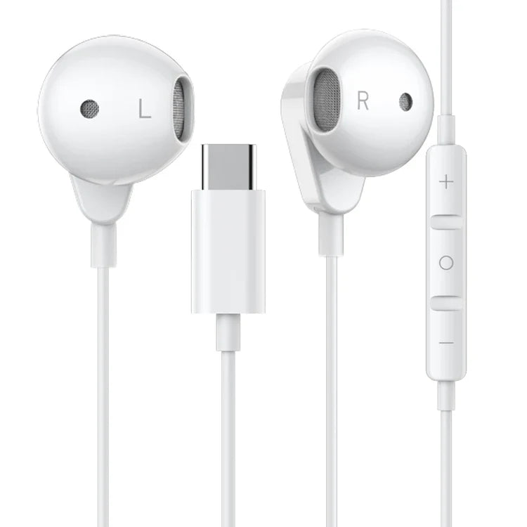 KTX-639251 USB-C Wired Earphones with Microphone Compatible with iPhone 15