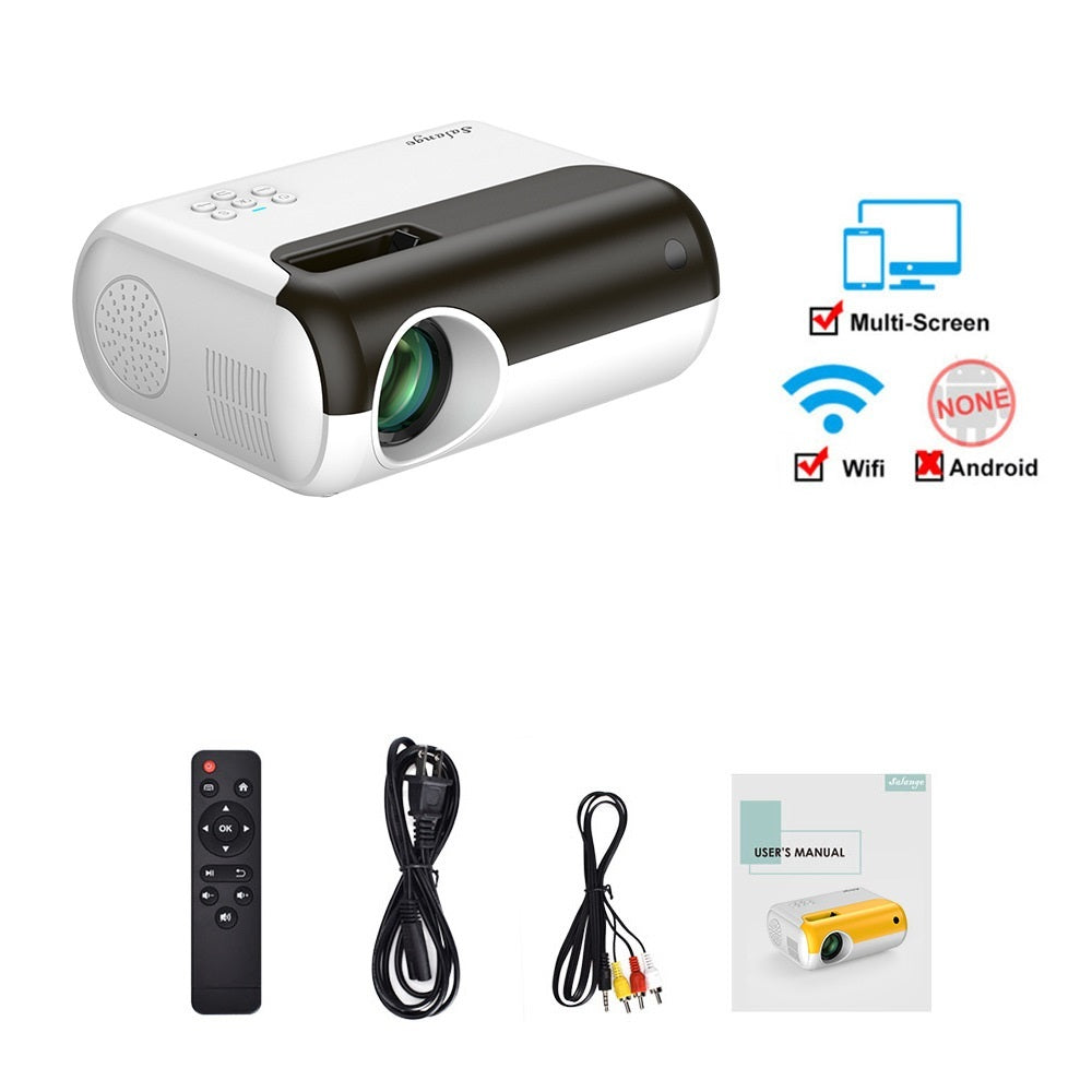 KTX-766803 Children's Multifunctional HD Projector with 1080P Support, Manual Focus, and Wireless Functionality
