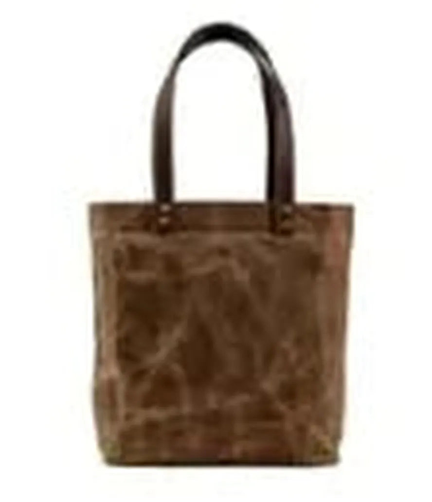 KTX-807699 Vintage Women's Waterproof Handbag in Waxed Canvas and Leather - Classic Shoulder Bag