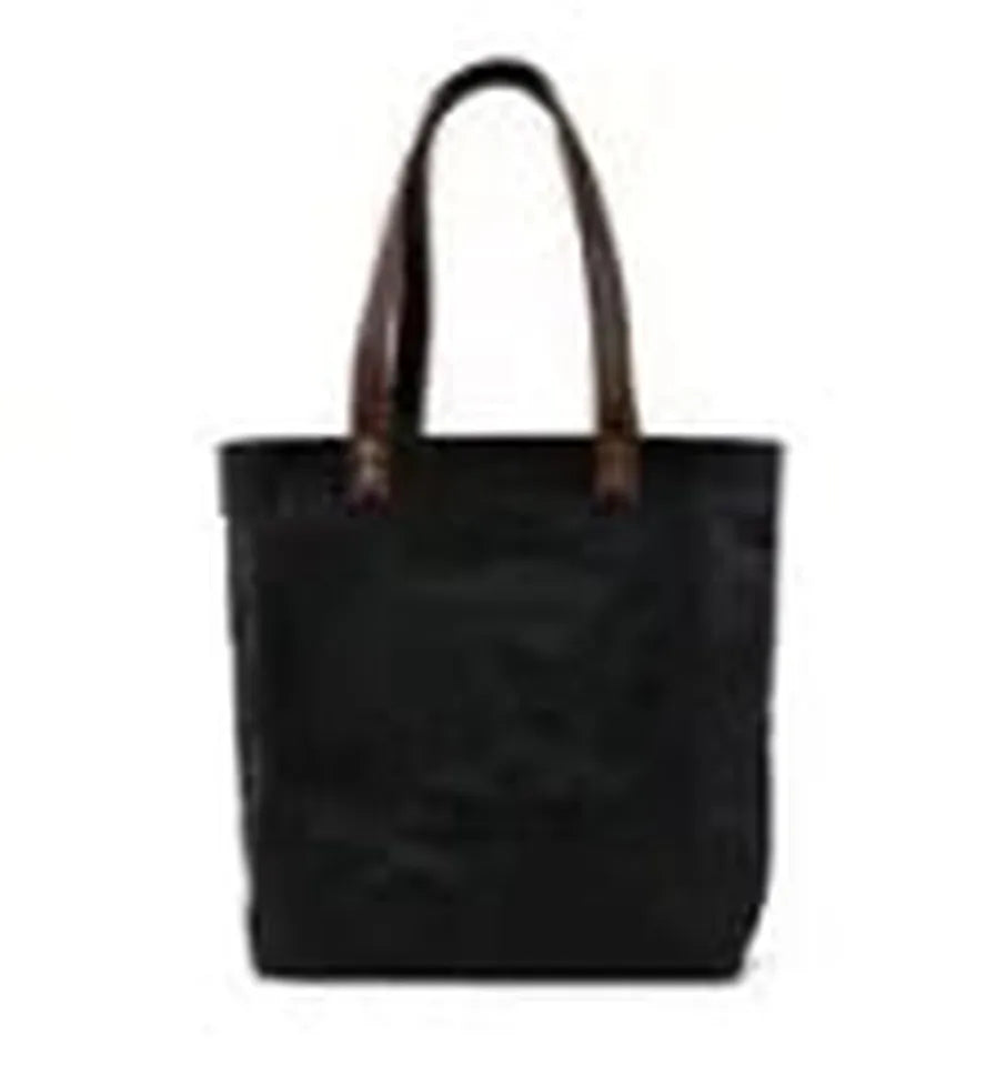 KTX-807699 Vintage Women's Waterproof Handbag in Waxed Canvas and Leather - Classic Shoulder Bag