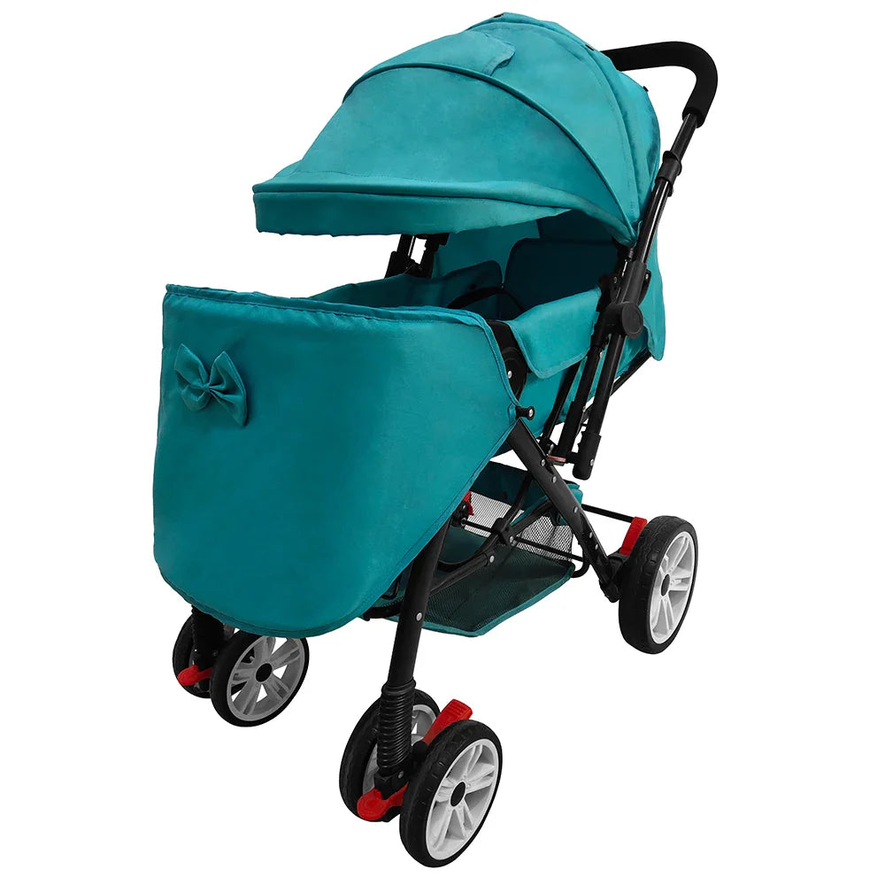 KTX-107347 Reversible Push Umbrella Stroller with Foldable Design and Dinner Plate Attachment