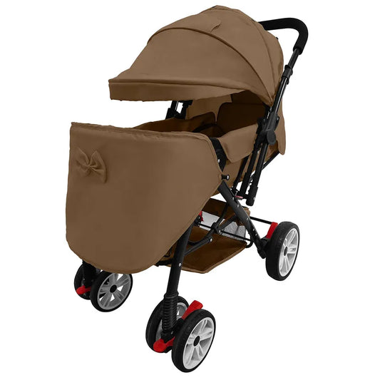KTX-107347 Reversible Push Umbrella Stroller with Foldable Design and Dinner Plate Attachment