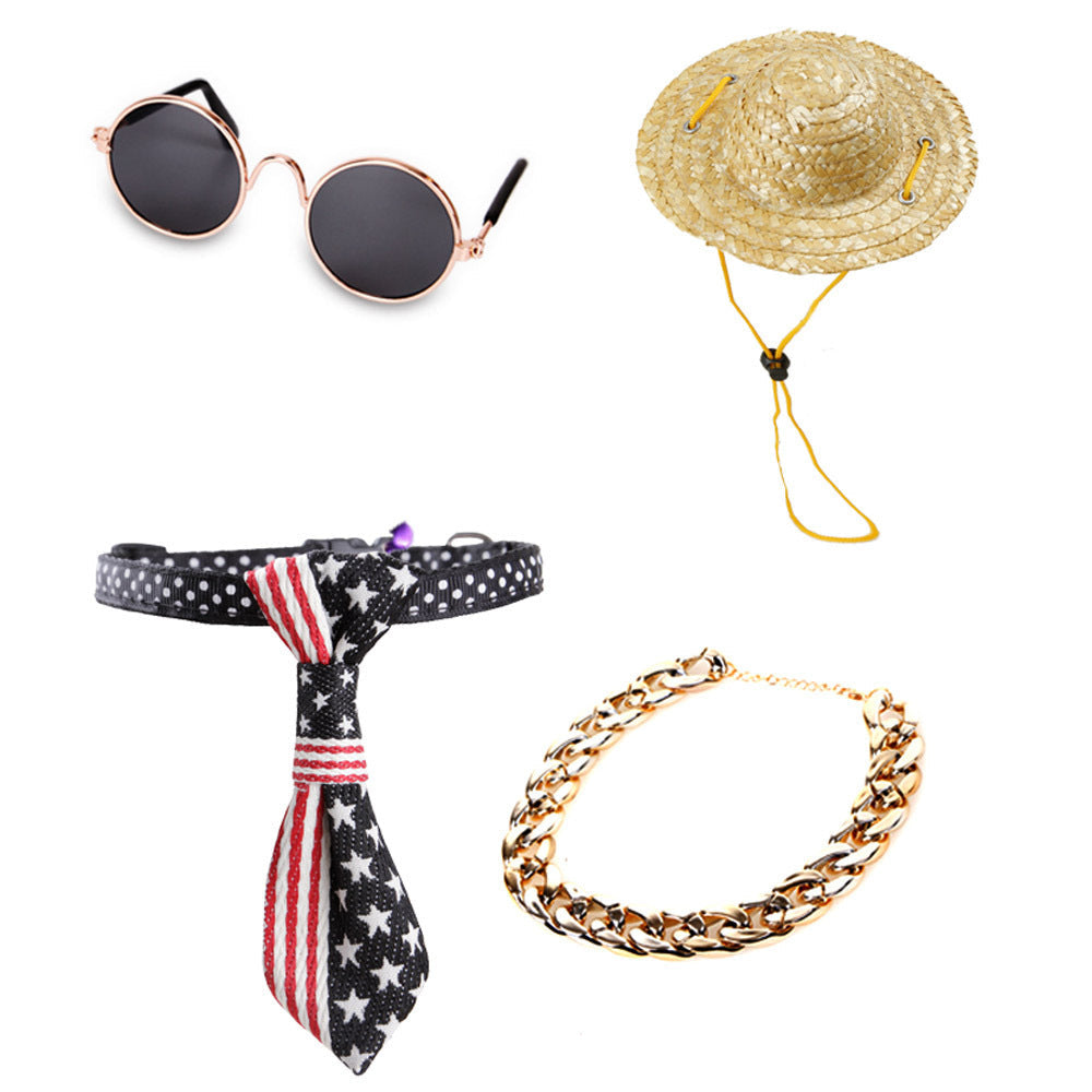 JMT-038282 Monochrome Cat Costume Set for Halloween and Spring/Fall - Hip Hop Style - Available in 2, 3, or 4 Pieces