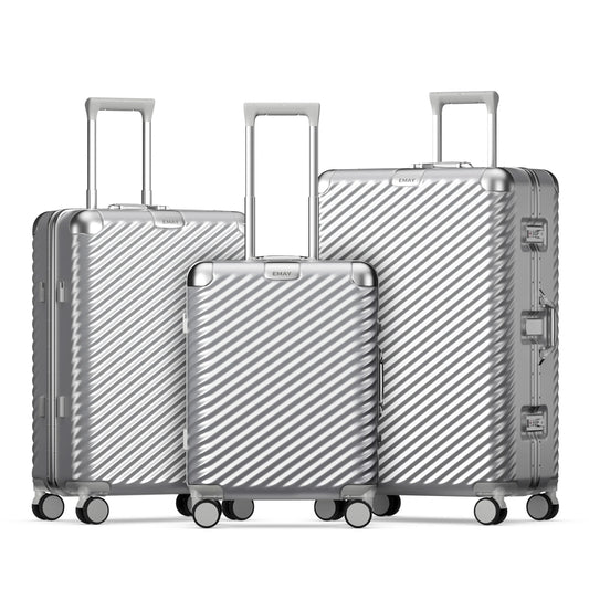 KTX-126803 20-Inch Aluminium Travel Trolley Case with Durable PC Exterior