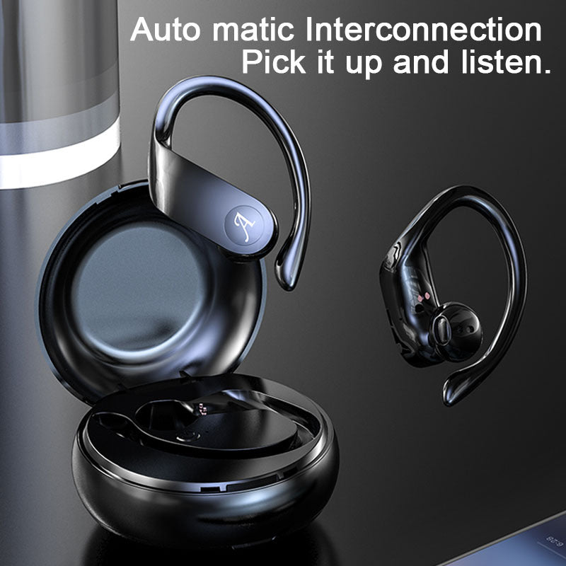 KTX-689107 A15 True Wireless TWS Headset with Bluetooth 5.0, Magnetic Charging, and Sports Earhooks