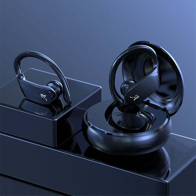 KTX-689107 A15 True Wireless TWS Headset with Bluetooth 5.0, Magnetic Charging, and Sports Earhooks
