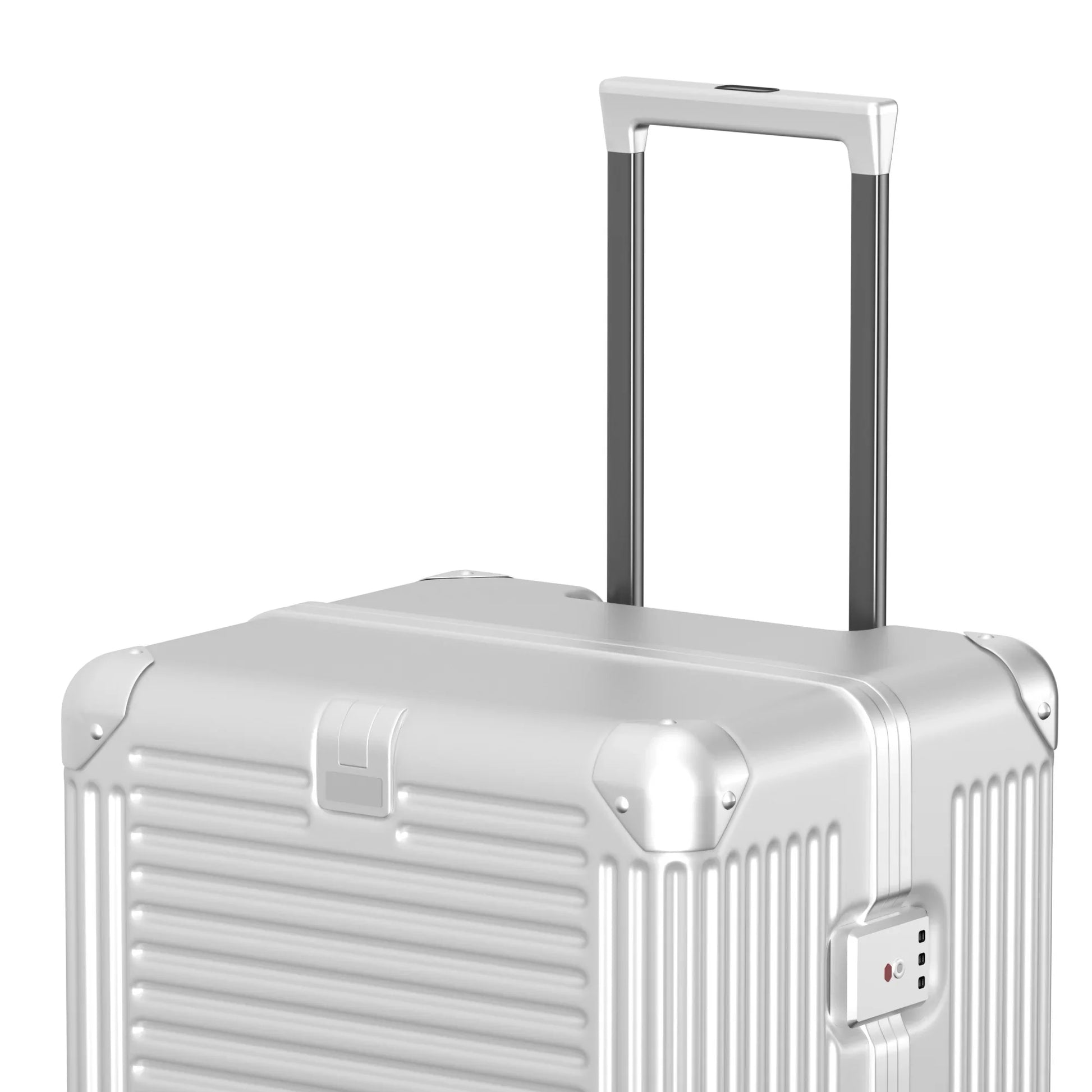 KTX-240915 Custom Hard Shell PC Trolley Travel Suitcase with Aluminium Carry-On Design