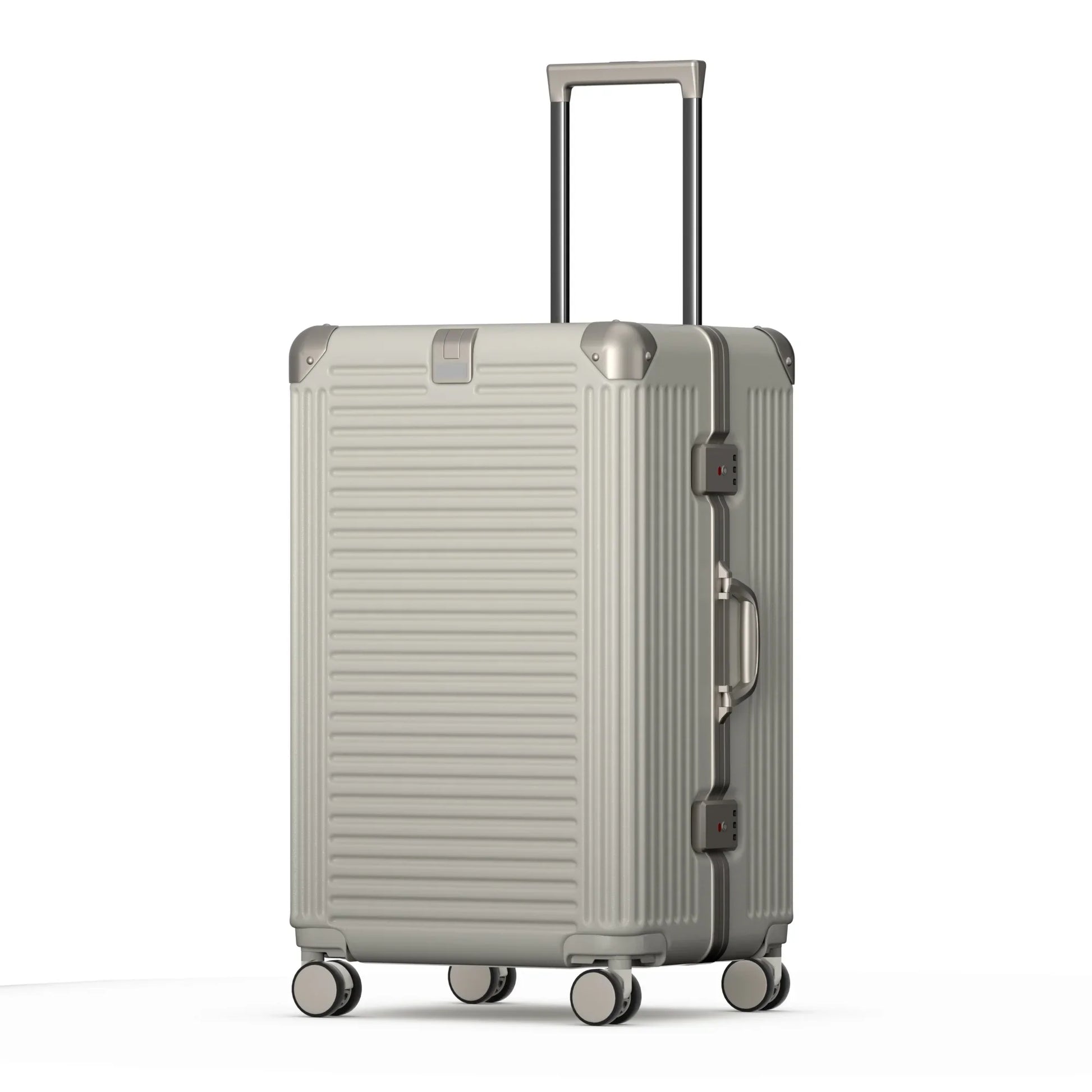 KTX-240915 Custom Hard Shell PC Trolley Travel Suitcase with Aluminium Carry-On Design
