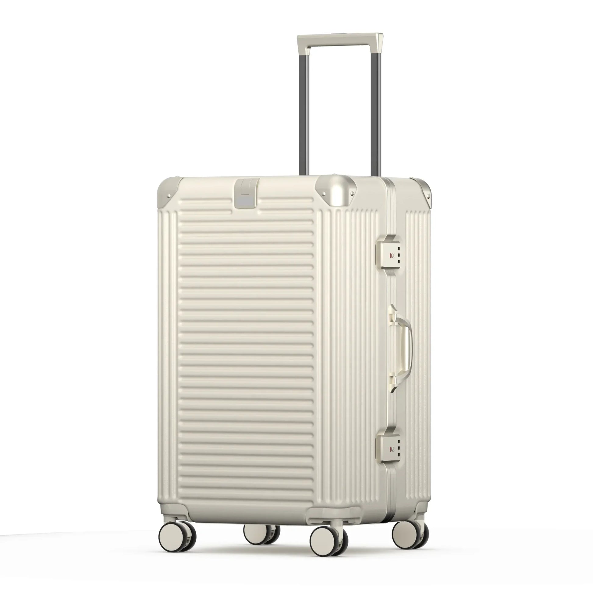 KTX-240915 Custom Hard Shell PC Trolley Travel Suitcase with Aluminium Carry-On Design