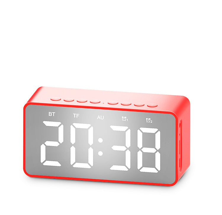 KTX-216147 Bluetooth Alarm Clock Speaker with MicroSD Support and Built-in Battery